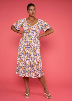 Damen Blutsgeschwister Jerseykleider|Midikleider|Sommerkleid Shape Appeal