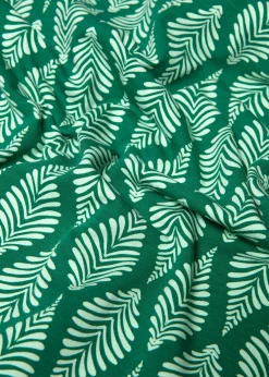 Damen Blutsgeschwister Jerseykleider|Knielange Kleider|Sommerkleid Strapteaserette