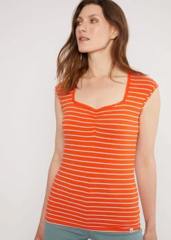 Damen Blutsgeschwister Tops|Streifenshirt Let Romance Rule