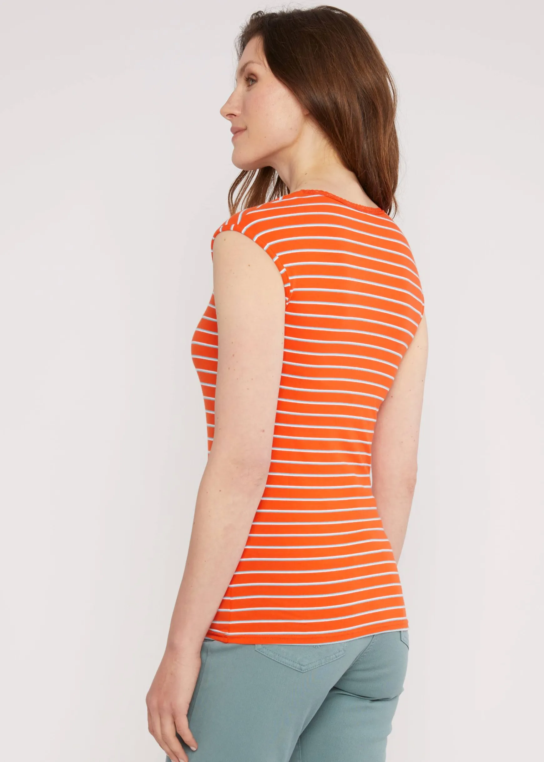 Damen Blutsgeschwister Tops|Streifenshirt Let Romance Rule