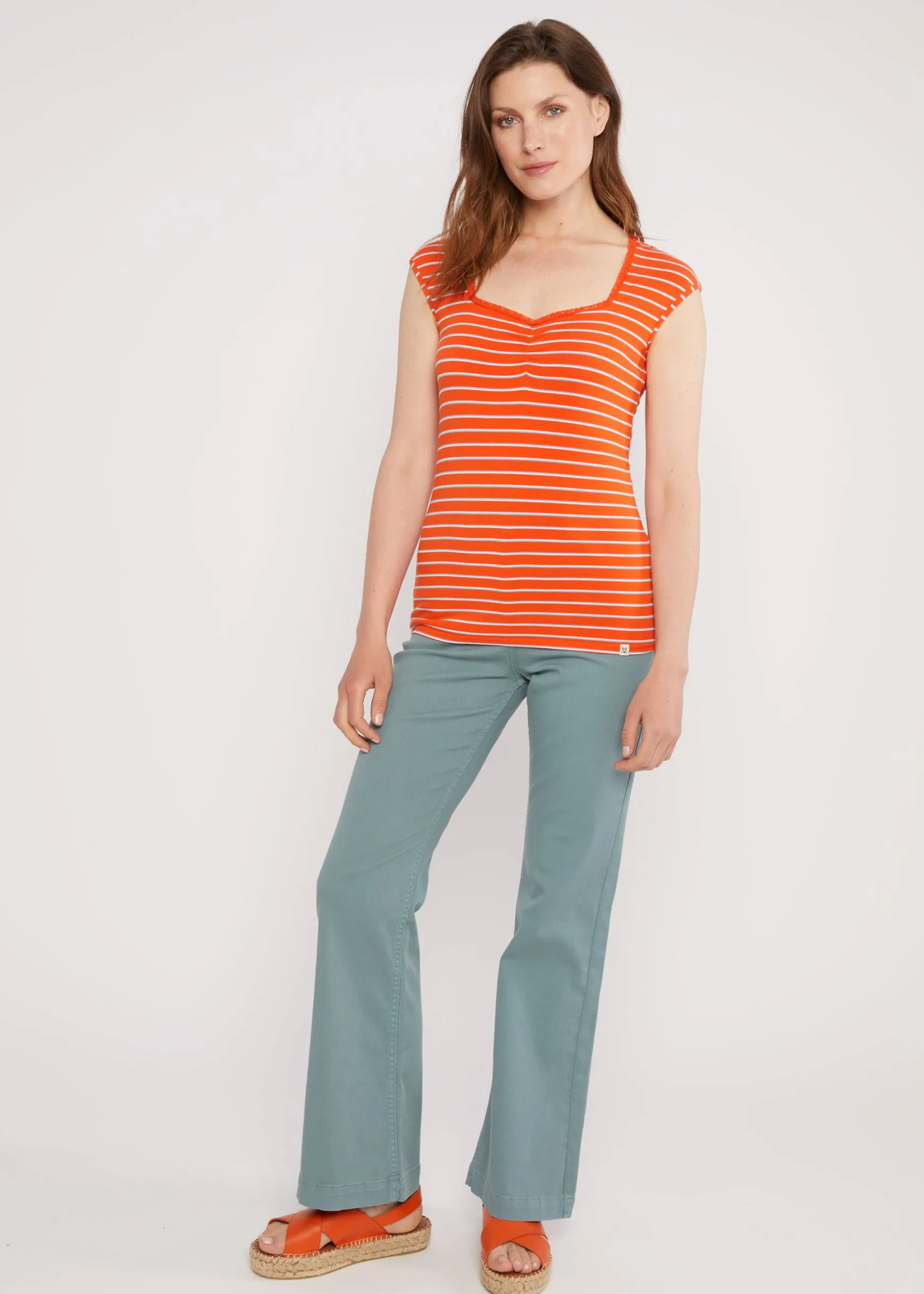Damen Blutsgeschwister Tops|Streifenshirt Let Romance Rule