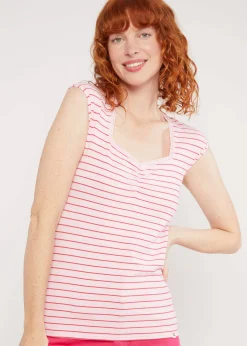 Damen Blutsgeschwister Tops|Streifenshirt Let Romance Rule