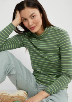 Damen Blutsgeschwister Longsleeves|Streifenshirt Lonely Lips Turtle
