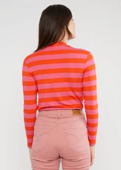 Damen Blutsgeschwister Longsleeves|Streifenshirt Lonely Lips Turtle