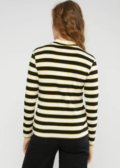 Damen Blutsgeschwister Longsleeves|Streifenshirt Lonely Lips Turtle