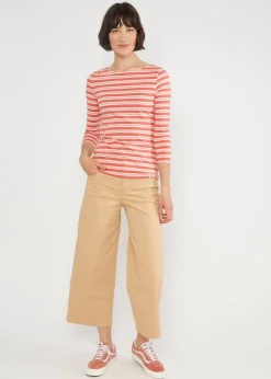 Damen Blutsgeschwister 3/4-Arm|Rundhals|Streifenshirt Oh Marine