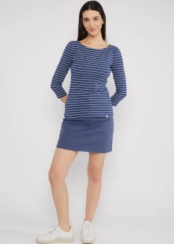 Damen Blutsgeschwister 3/4-Arm|Rundhals|Streifenshirt Oh Marine