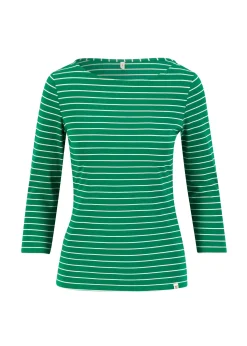 Damen Blutsgeschwister 3/4-Arm|Rundhals|Streifenshirt Oh Marine