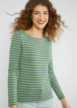 Damen Blutsgeschwister Rundhals|Longsleeves|Streifenshirt Sweet Sailorette