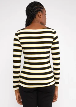 Damen Blutsgeschwister Rundhals|Longsleeves|Streifenshirt Sweet Sailorette
