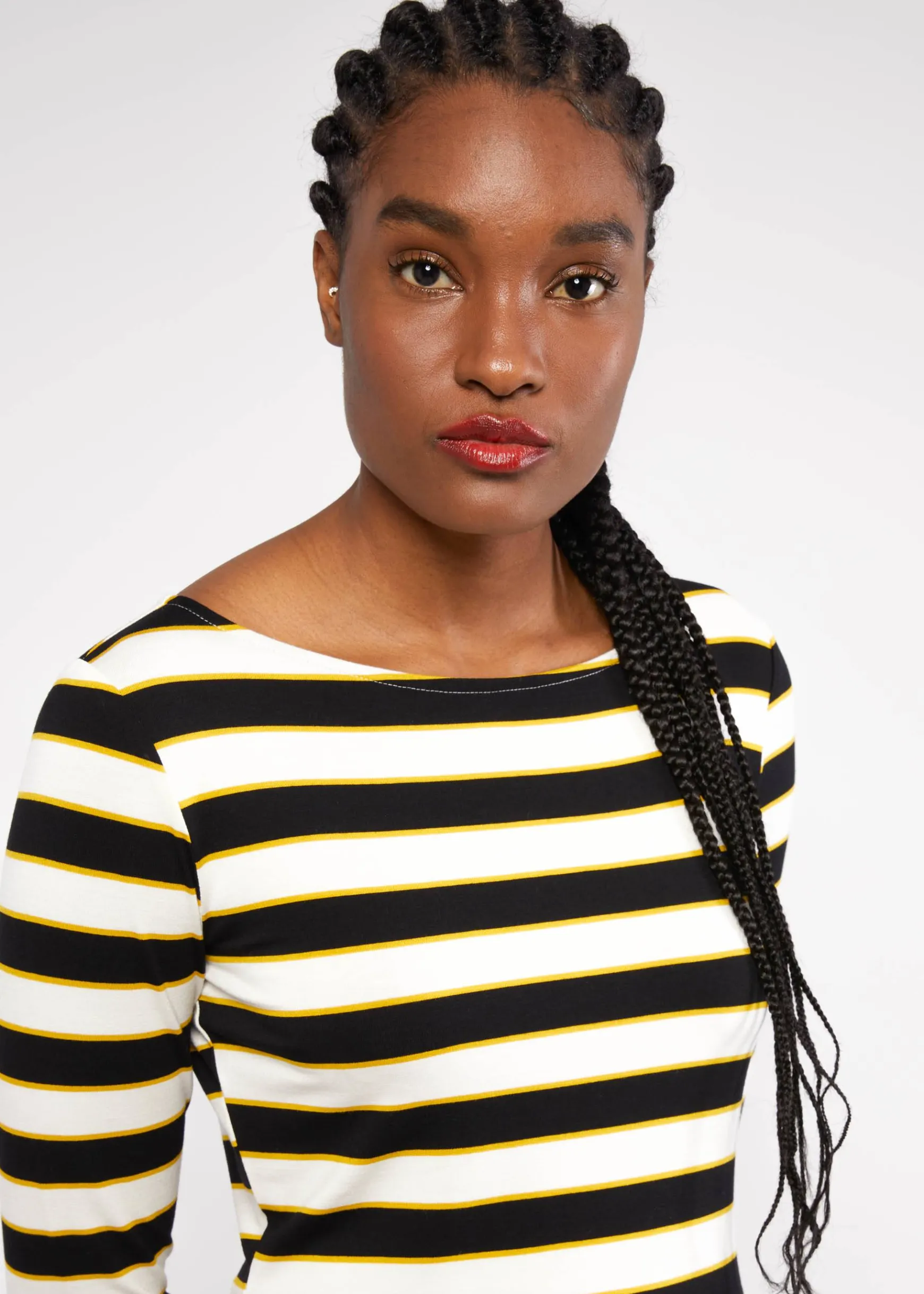Damen Blutsgeschwister Rundhals|Longsleeves|Streifenshirt Sweet Sailorette