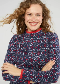Damen Blutsgeschwister Strickkleider|Minikleider|Strickkleid Cosy Zen Tangle