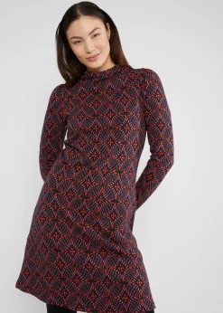 Damen Blutsgeschwister Strickkleider|Minikleider|Strickkleid Cosy Zen Tangle