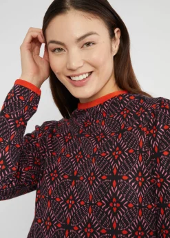 Damen Blutsgeschwister Strickkleider|Minikleider|Strickkleid Cosy Zen Tangle