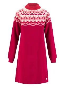 Damen Blutsgeschwister Strickkleider|Knielange Kleider|Strickkleid Scandi woods