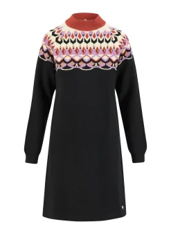 Damen Blutsgeschwister Strickkleider|Knielange Kleider|Strickkleid Scandi woods