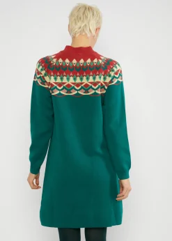 Damen Blutsgeschwister Strickkleider|Knielange Kleider|Strickkleid Scandi woods