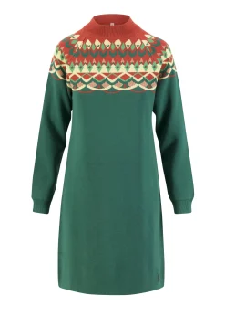Damen Blutsgeschwister Strickkleider|Knielange Kleider|Strickkleid Scandi woods