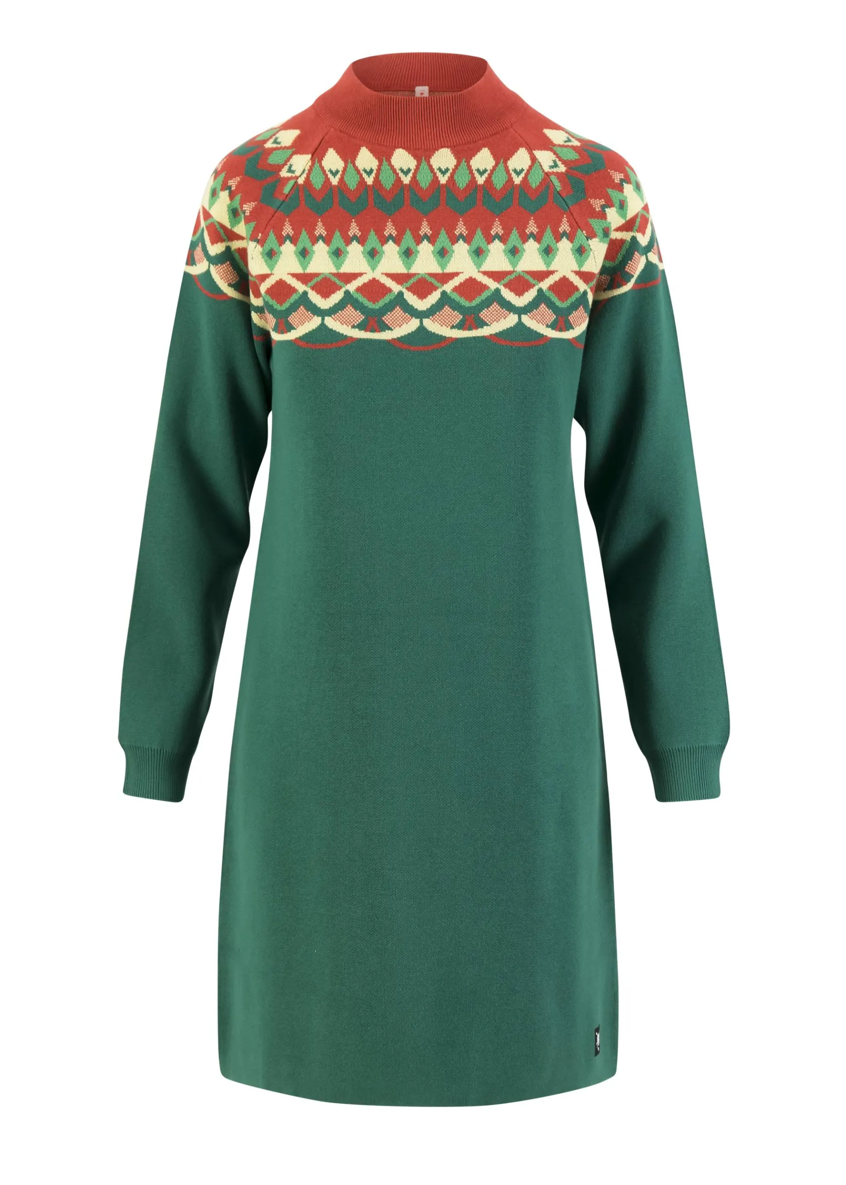 Damen Blutsgeschwister Strickkleider|Knielange Kleider|Strickkleid Scandi woods