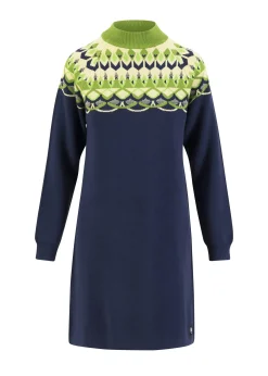 Damen Blutsgeschwister Strickkleider|Knielange Kleider|Strickkleid Scandi woods