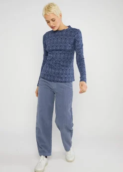 Damen Blutsgeschwister Strickpullover|Longsleeves|Strickoberteil Safe and Warm Turtle