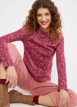 Damen Blutsgeschwister Strickpullover|Longsleeves|Strickoberteil Safe and Warm Turtle