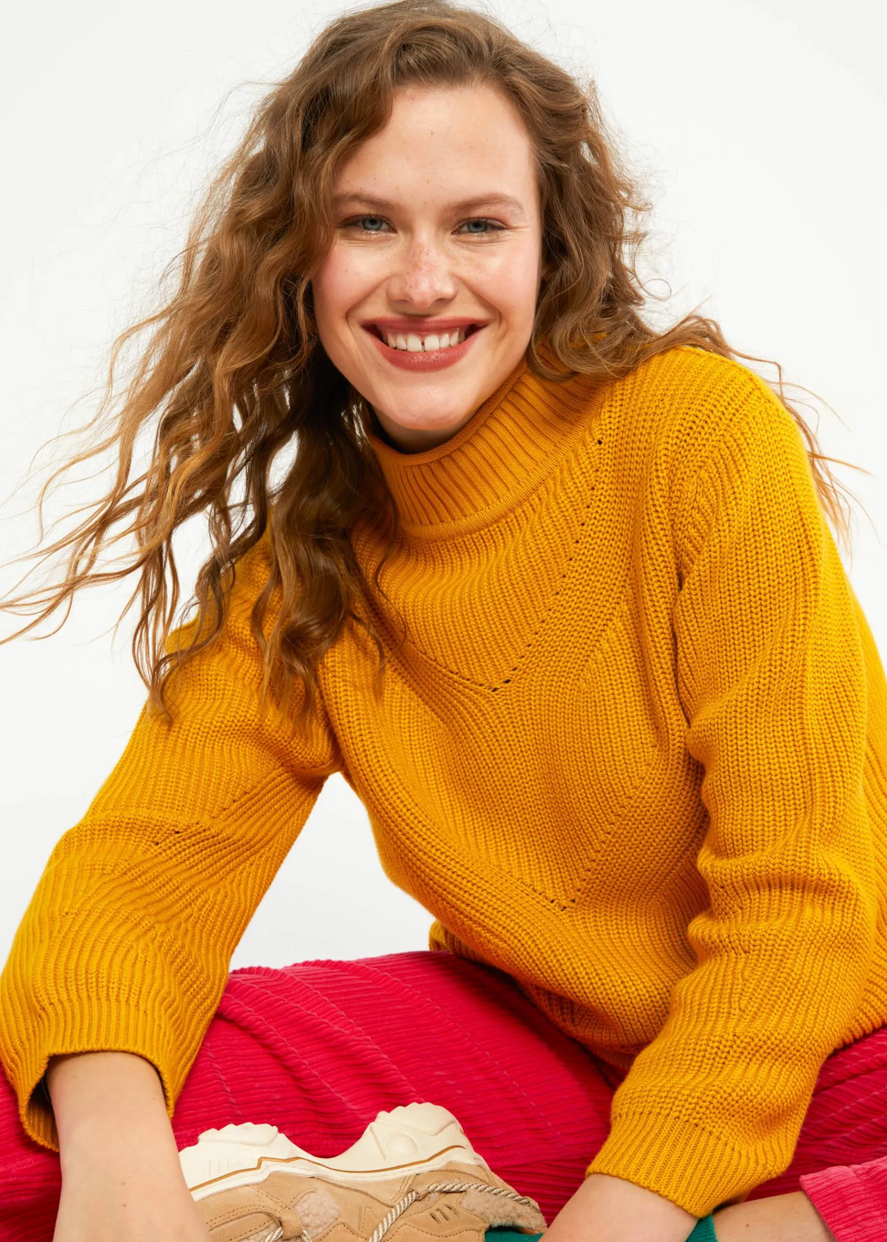 Damen Blutsgeschwister Strickpullover|Strickpullover Braid up your Life