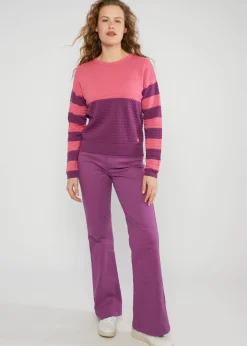 Damen Blutsgeschwister Strickpullover|Strickpullover Chic Promenade