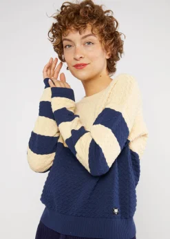 Damen Blutsgeschwister Strickpullover|Strickpullover Chic Promenade