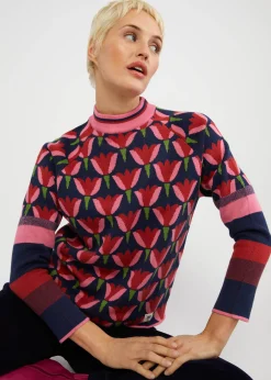 Damen Blutsgeschwister Strickpullover|Strickpullover Cold Day Warm Heart