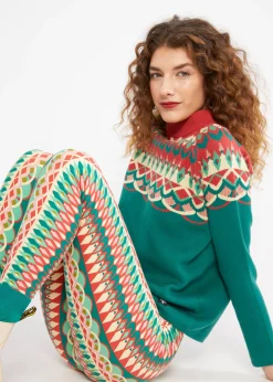 Damen Blutsgeschwister Strickpullover|Strickpullover Cold Day Warm Heart