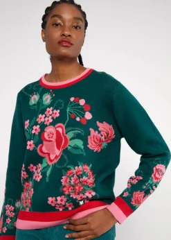 Damen Blutsgeschwister Strickpullover|Strickpullover Cosy Storyteller
