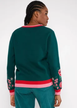 Damen Blutsgeschwister Strickpullover|Strickpullover Cosy Storyteller