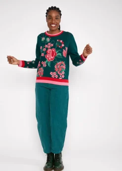 Damen Blutsgeschwister Strickpullover|Strickpullover Cosy Storyteller
