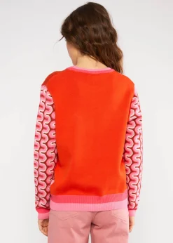 Damen Blutsgeschwister Strickpullover|Strickpullover Cosy Storyteller