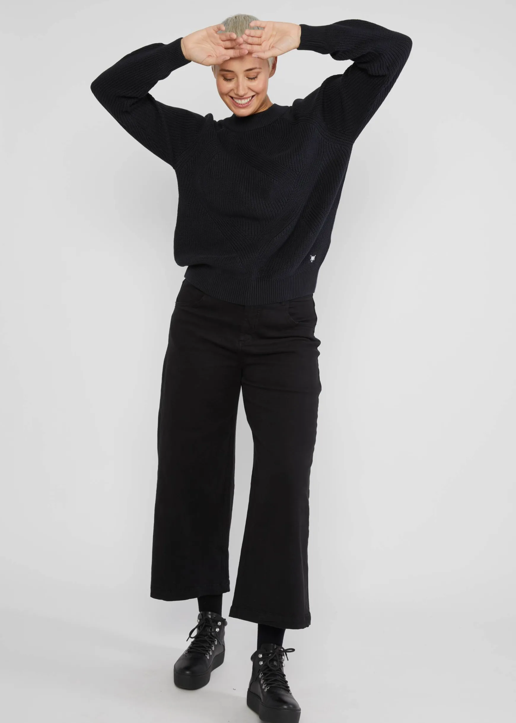 Damen Blutsgeschwister Strickpullover|Strickpullover Highway to Heaven