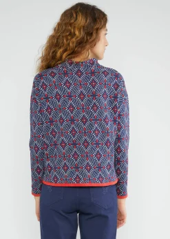 Damen Blutsgeschwister Strickpullover|Strickpullover Warm up Turtle