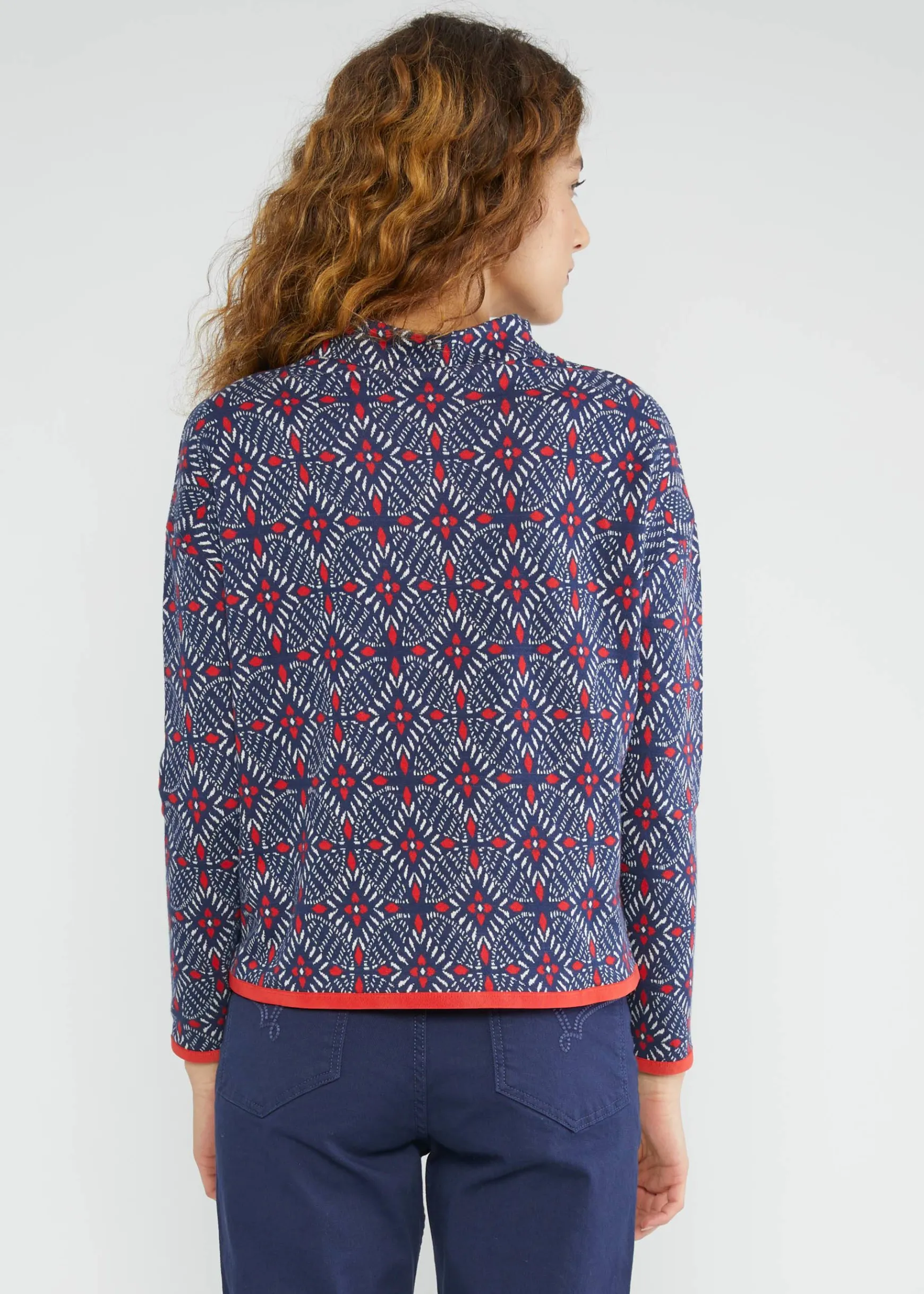 Damen Blutsgeschwister Strickpullover|Strickpullover Warm up Turtle