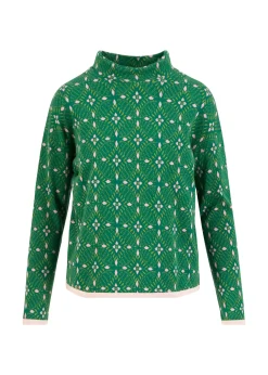 Damen Blutsgeschwister Strickpullover|Strickpullover Warm up Turtle