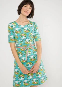 Damen Blutsgeschwister Knielange Kleider|Sweatkleider|Sweatkleid Cosy Darling
