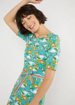 Damen Blutsgeschwister Knielange Kleider|Sweatkleider|Sweatkleid Cosy Darling
