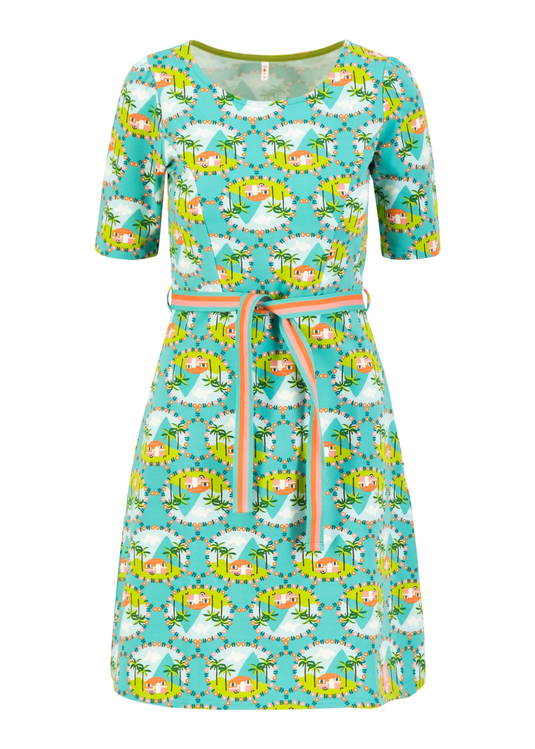 Damen Blutsgeschwister Knielange Kleider|Sweatkleider|Sweatkleid Cosy Darling