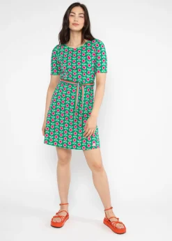 Damen Blutsgeschwister Knielange Kleider|Sweatkleider|Sweatkleid Cosy Darling