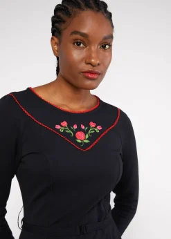 Damen Blutsgeschwister Knielange Kleider|Sweatkleider|Sweatkleid Home Sweet Folksy