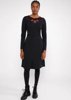 Damen Blutsgeschwister Knielange Kleider|Sweatkleider|Sweatkleid Home Sweet Folksy