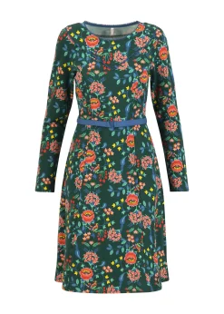 Damen Blutsgeschwister Knielange Kleider|Sweatkleider|Sweatkleid Home Sweet Folksy