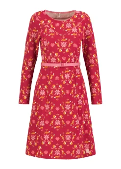 Damen Blutsgeschwister Knielange Kleider|Sweatkleider|Sweatkleid Home Sweet Folksy