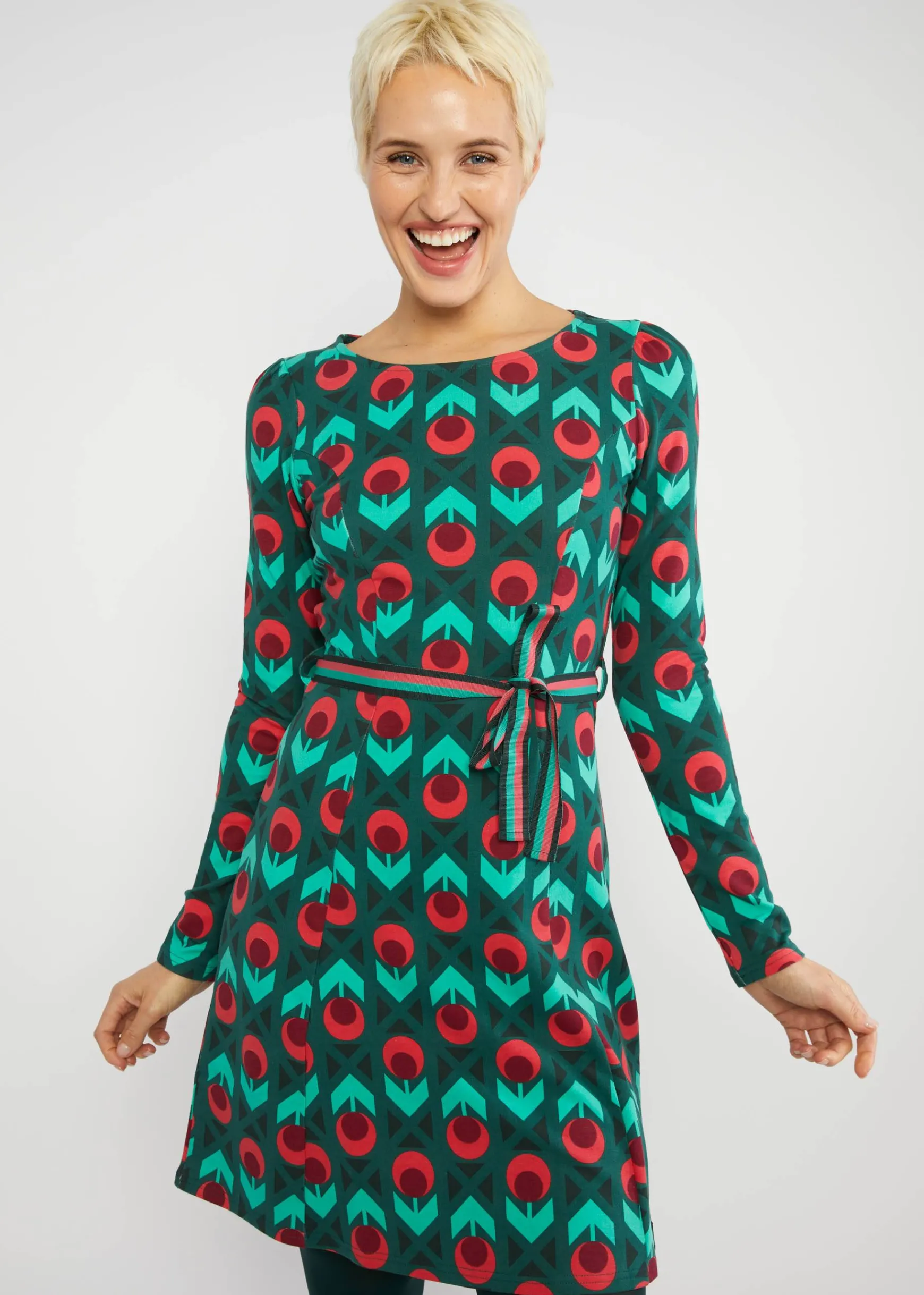 Damen Blutsgeschwister Knielange Kleider|Sweatkleider|Sweatkleid Tru00E8s Charmeuse