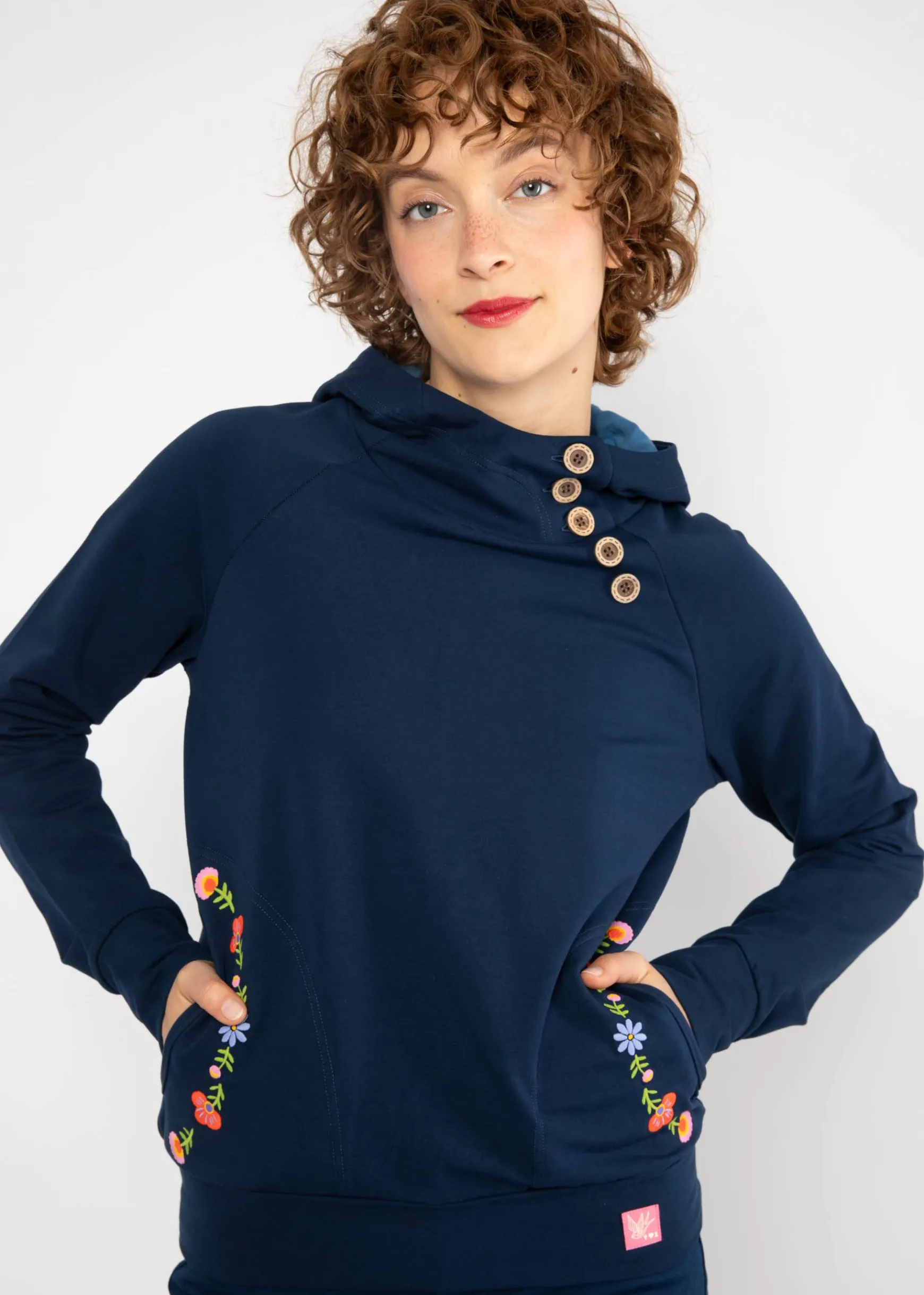 Damen Blutsgeschwister Hoodies|Sweatpullover Oh So Nett Hooded