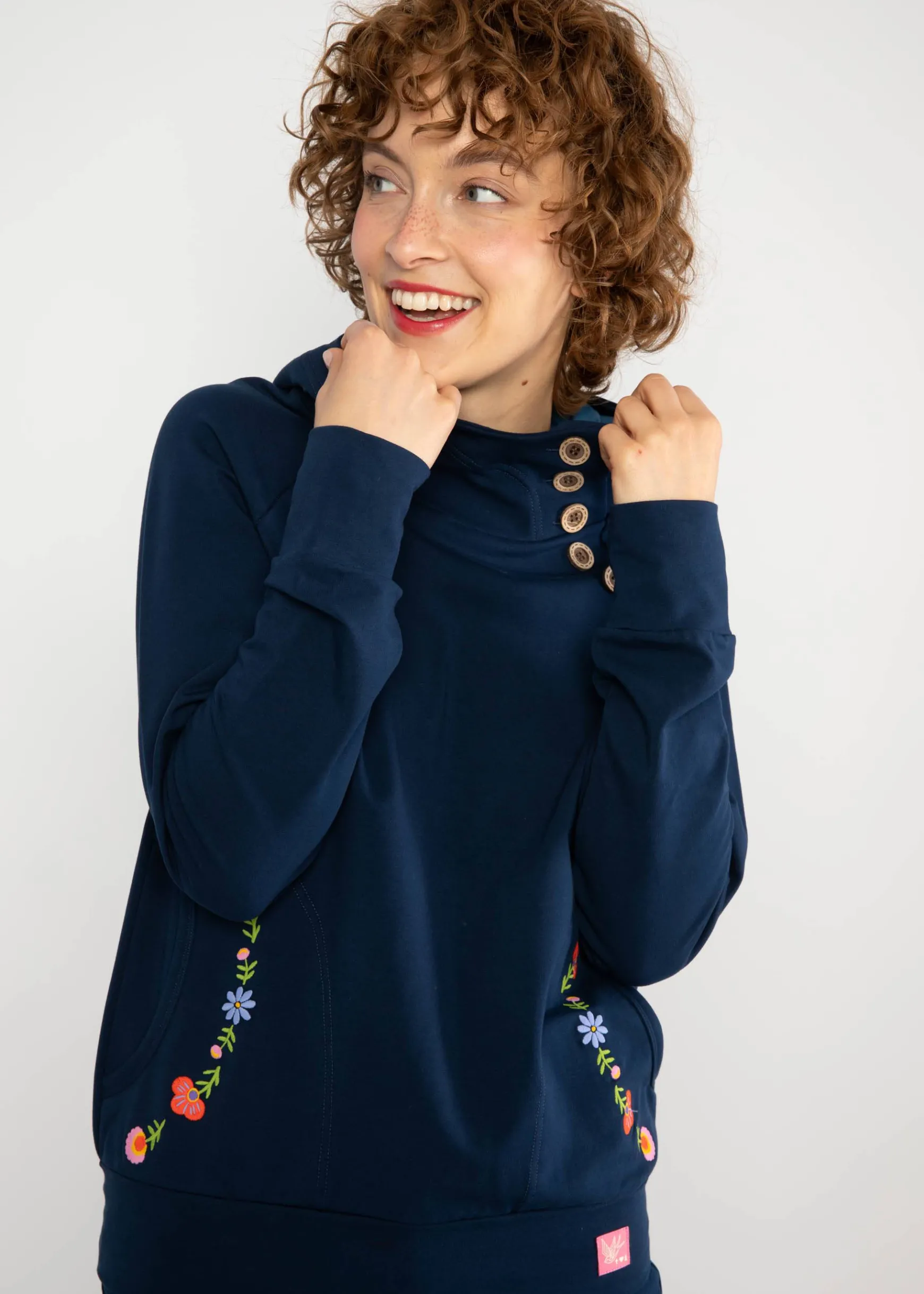Damen Blutsgeschwister Hoodies|Sweatpullover Oh So Nett Hooded